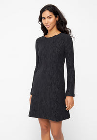 Givn Berlin Kleid CAMILLE aus Bio-Baumwolle Dress Black (Structure)