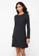 Givn Berlin Kleid CAMILLE aus Bio-Baumwolle Dress Black (Structure)