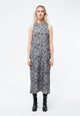Givn Berlin Kleid GBLOUISE aus TENCEL™ Dress Black / Grey (Snake)