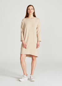 Givn Berlin Kleid HELEN aus recycelter Baumwolle Dress Light Beige