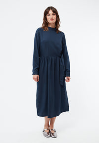Givn Berlin Kleid INDIRA aus TENCEL™ REFIBRA™ Lyocell Dress Midnight Blue (Refibra)
