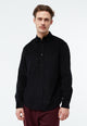 Givn Berlin Kordhemd GBFABIO aus Bio-Baumwolle Buttoned Shirt Black (Cord)