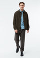 Givn Berlin Kordjacke GBHUNTER aus Bio-Baumwolle Jacket Dark Olive (Cord)