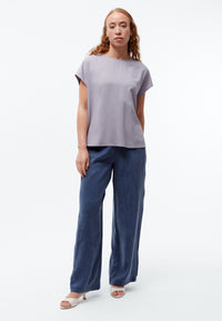 Givn Berlin Kurarzmbluse GBFENNA aus LENZING™ ECOVERO™ Blouse Lilac Grey