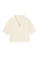 Givn Berlin Kurzarmbluse GBCAROL relaxed aus Leinen Blouse Beige (Linen)