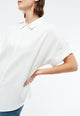 Givn Berlin Kurzarmbluse GBSARAH aus LENZING™ ECOVERO™ Blouse White