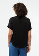 Givn Berlin Kurzarmbluse GBSARAH aus LENZING™ ECOVERO™ Blouse Black