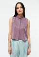 Givn Berlin Kurzarmbluse GBXENIA aus TENCEL™ mit Peach-Effekt Blouse English Violet (Tencel)