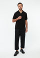 Givn Berlin Kurzarmhemd GBBARIK aus LENZING™ ECOVERO™ Buttoned Shirt Black