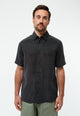 Givn Berlin Kurzarmhemd GBKODA aus TENCEL™ mit Peach-Effekt Buttoned Shirt Black (Tencel)