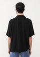 Givn Berlin Kurzarmhemd GBLUCA aus LENZING™ ECOVERO™ Buttoned Shirt Black