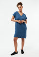 Givn Berlin Kurzes Kleid GBMABEL aus Leinen Dress Blazing Blue (Linen)