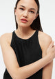 Givn Berlin Kurzes Kleid GBYUNA aus Leinen Dress Black (Linen)