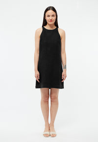 Givn Berlin Kurzes Kleid GBYUNA aus Leinen Dress Black (Linen)