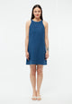 Givn Berlin Kurzes Kleid GBYUNA aus Leinen Dress Blazing Blue (Linen)
