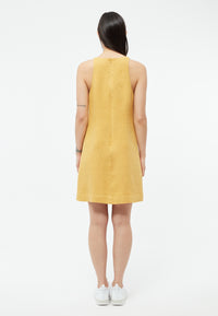 Givn Berlin Kurzes Kleid GBYUNA aus Leinen Dress Faded Gold (Linen)