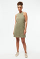Givn Berlin Kurzes Kleid GBYUNA aus Leinen Dress Faded Olive (Linen)