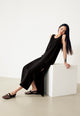 Givn Berlin Langes Kleid GBLOTTA aus LENZING™ ECOVERO™ Dress Black