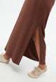 Givn Berlin Langes Kleid GBLOTTA aus LENZING™ ECOVERO™ Dress Chocolate Brown