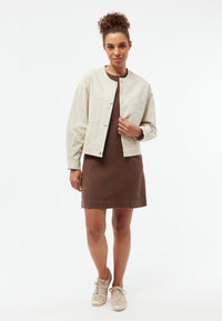 Givn Berlin Leichte Jacke GBANJA aus Bio-Baumwolle Jacket Desert Beige