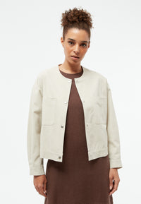 Givn Berlin Leichte Jacke GBANJA aus Bio-Baumwolle Jacket Desert Beige