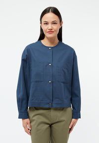 Givn Berlin Leichte Jacke GBANJA aus Bio-Baumwolle Jacket Ocean Blue