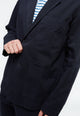 Givn Berlin Leichte Jacke GBJASPER aus Bio-Baumwolle Blazer Midnight Blue