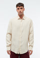 Givn Berlin Leinenhemd GBJOHN relaxed Buttoned Shirt Beige (Linen)