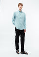 Givn Berlin Leinenhemd GBJOHN relaxed Buttoned Shirt Irish Mint (Linen)