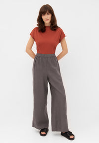 Givn Berlin Leinenhose ESRA aus Leinen Trousers Taupe (Linen)