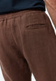 Givn Berlin Leinenhose GBERIC mit Tunnelzug Trousers Chocolate Brown (Linen)