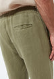 Givn Berlin Leinenhose GBERIC mit Tunnelzug Trousers Faded Olive (Linen)
