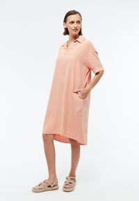 Givn Berlin Leinenkleid GBELAINE mit Polokragen Dress Light Apricot (Linen)