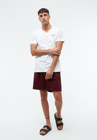 Givn Berlin Leinenshorts GBLAURIN mit Tunnelzug Shorts Burgundy (Linen)