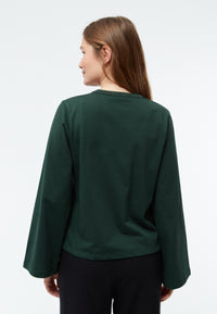 Givn Berlin Longsleeve GBLACEY aus Bio-Baumwolle Longsleeve Bottle Green