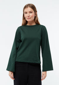 Givn Berlin Longsleeve GBLACEY aus Bio-Baumwolle Longsleeve Bottle Green