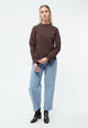Givn Berlin Longsleeve GBROSALIE aus Bio-Baumwolle Longsleeve Coffee Brown