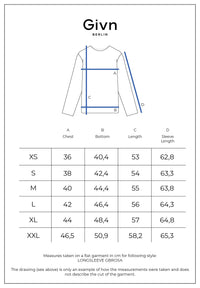 Givn Berlin Longsleeve GBROSA mit U-Boot Ausschnitt aus Bio-Baumwoll Rippjersey Longsleeve Bottle Green (Rib)