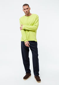 Givn Berlin Longsleeve GBTORBEN aus recycelter Baumwolle Sweater Lime Green
