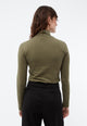 Givn Berlin Longsleeve GBVIDA aus Bio-Baumwolle mit Turtleneck Longsleeve Khaki