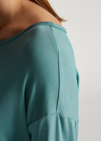 Givn Berlin Longsleeve POLLY aus TENCEL™ Lyocell Longsleeve Dark Mint (Tencel)