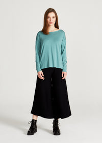 Givn Berlin Longsleeve POLLY aus TENCEL™ Lyocell Longsleeve Dark Mint (Tencel)