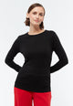Givn Berlin Longsleeve SONJA aus TENCEL™ Lyocell Longsleeve Black (Tencel)