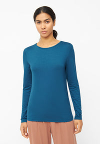 Givn Berlin Longsleeve SONJA aus TENCEL™ Lyocell Longsleeve Moroccan Blue (Tencel)