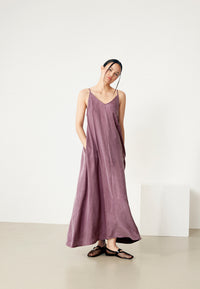 Givn Berlin Maxikleid GBROXIE aus TENCEL™ mit Peach-Effekt Dress English Violet (Tencel)