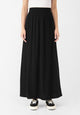 Givn Berlin Maxirock GBVELMA aus LENZING™ ECOVERO™ mit elastischem Bund Skirt Black