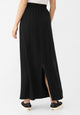 Givn Berlin Maxirock GBVELMA aus LENZING™ ECOVERO™ mit elastischem Bund Skirt Black