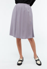 Givn Berlin Midi-Rock GBLEONIE aus LENZING™ ECOVERO™ Skirt Lilac Grey