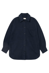 Givn Berlin Overshirt FILIA aus Bio-Baumwolle Blouse Midnight Blue