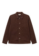 Givn Berlin Overshirt GBBEN aus Bio-Baumwolle Jacket Sepia Brown